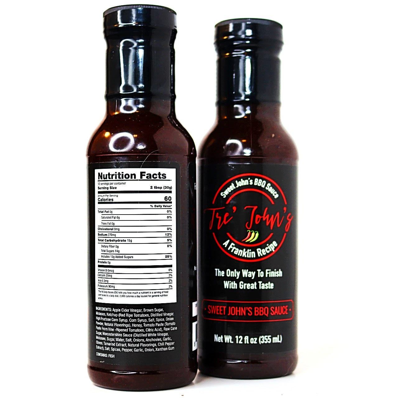 12fl oz. Sweet John's BBQ Sauce